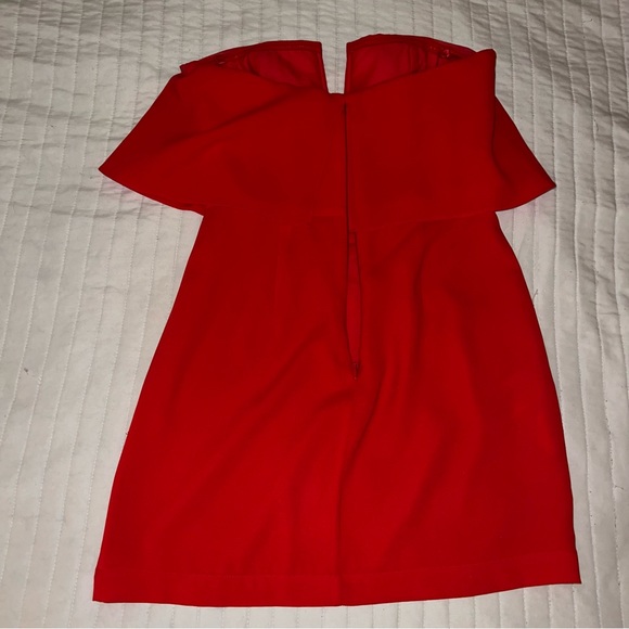Red Mini Dress - Picture 3 of 4